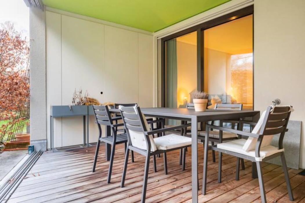 Luxus Wohnung Mit Garten Zúrich Exterior foto